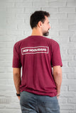 Burgundy Achieve Hop Bliss Tri-Blend T-Shirt