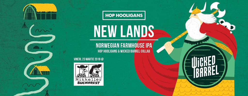 New Lands. Norwegian Farmhouse IPA.