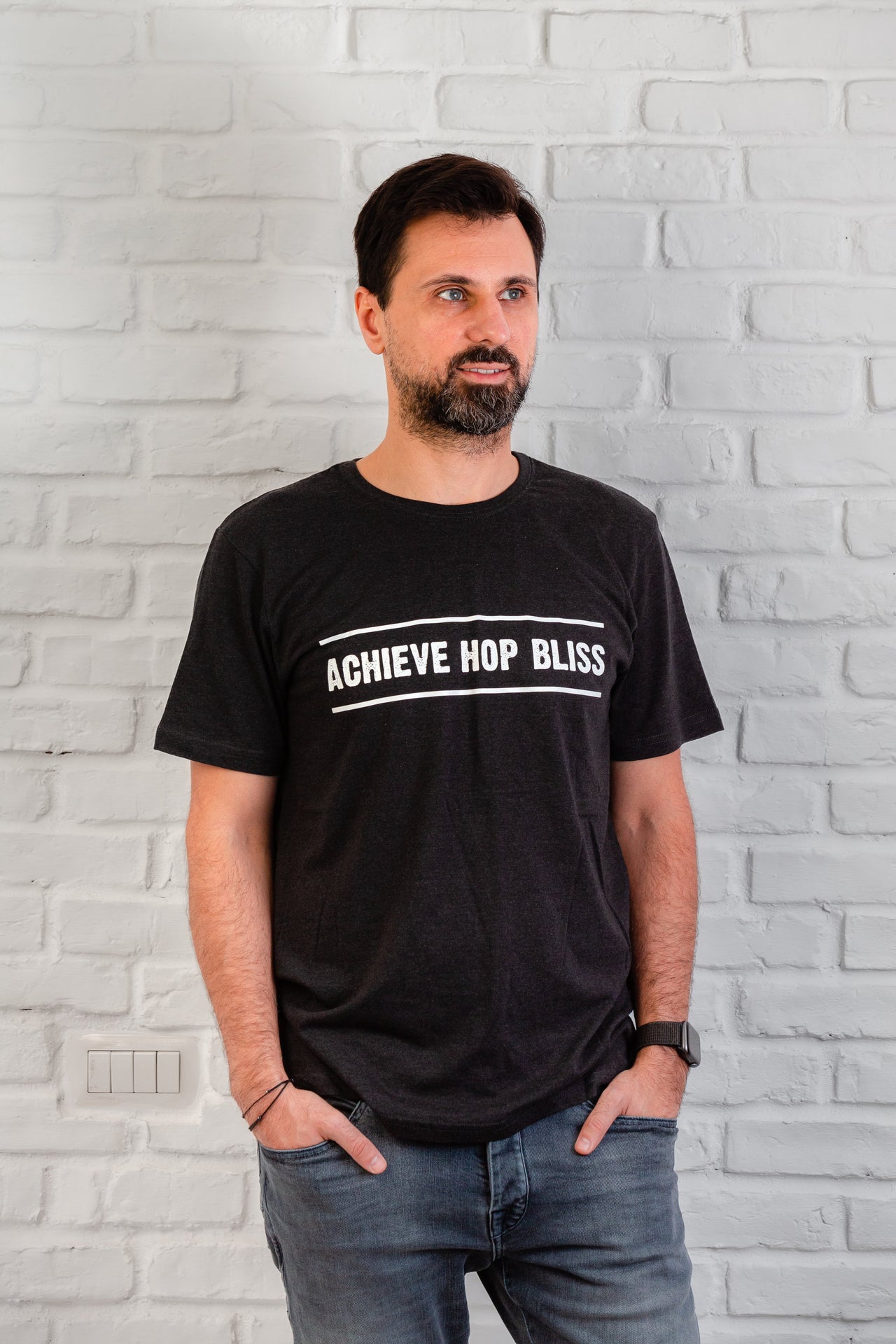 Black Achieve Hop Bliss Tri-Blend T-Shirt – Hop Hooligans
